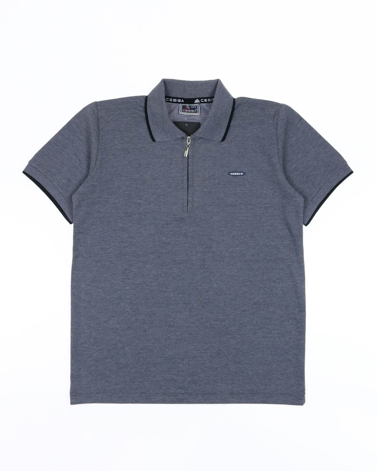CEGISA 1596/2 Поло (цвет: Темно-серый меланж) CEGISA 1596/2 Поло (цвет: Темно-серый меланж)