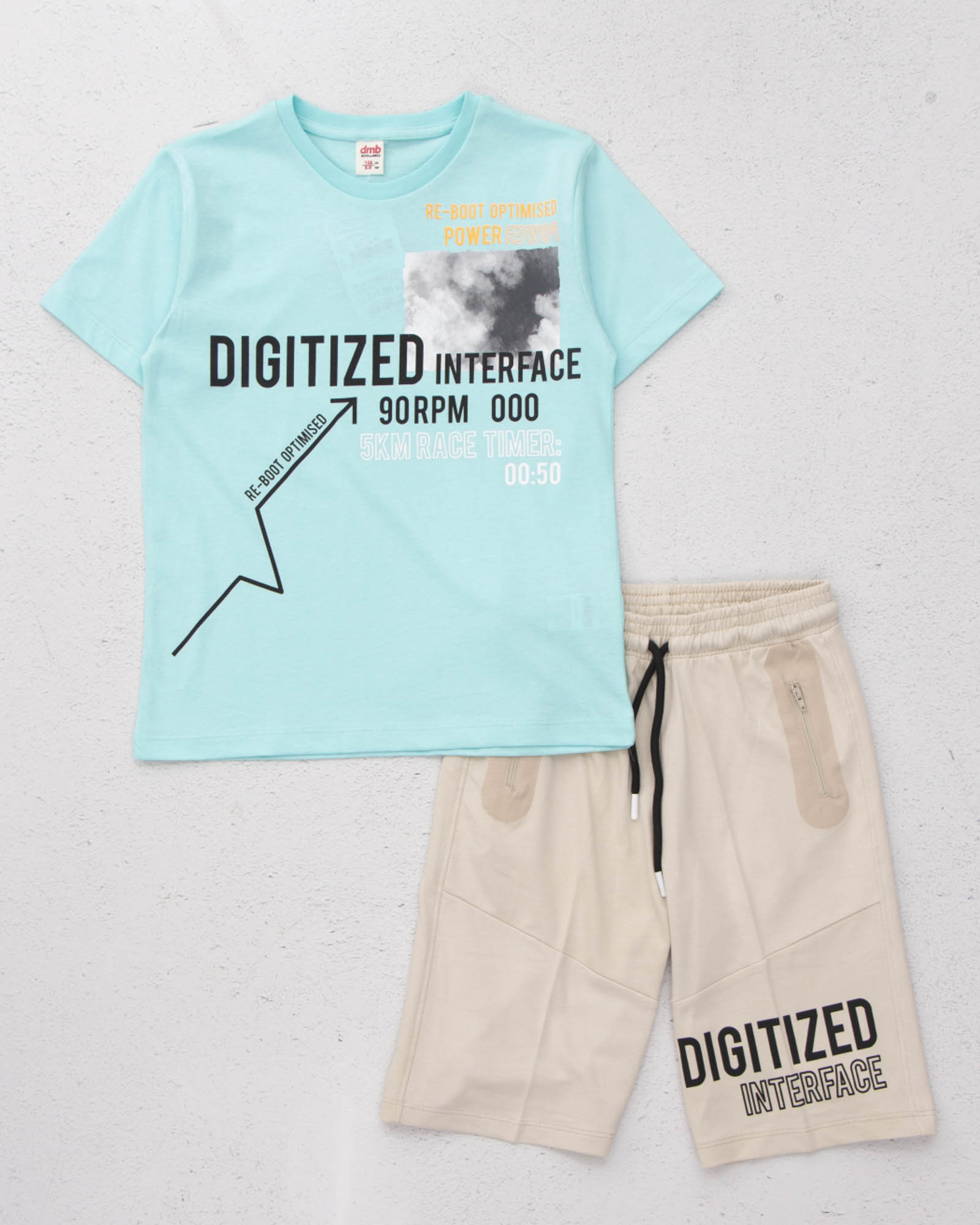 DMB KIDS 7404 Костюм (цвет: Ментоловый\бежевый) DMB KIDS 7404 Костюм (цвет: Ментоловый\бежевый)