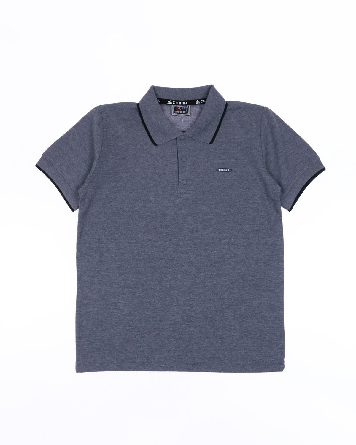 CEGISA 1599/2 Поло (цвет: Темно-серый меланж) CEGISA 1599/2 Поло (цвет: Темно-серый меланж)