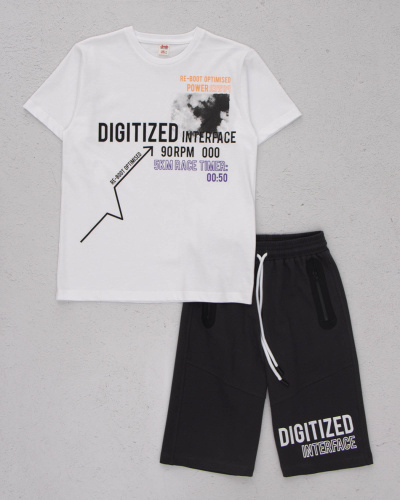 DMB KIDS 7404 Костюм (цвет: Белый\темно-серый) DMB KIDS 7404 Костюм (цвет: Белый\темно-серый)