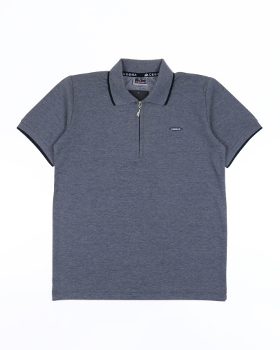 CEGISA 1596/1 Поло (цвет: Темно-серый меланж 116 см)